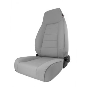 Jeep TJ Seat - Front - Rugged Ridge - High-Back, Reclinable - Gray - `97-`06